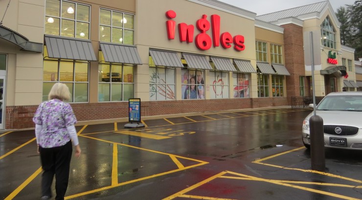 Kay goes grocery shopping