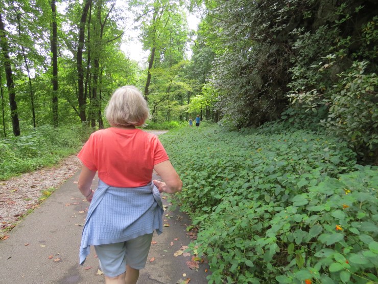 Kay will walk with you ...