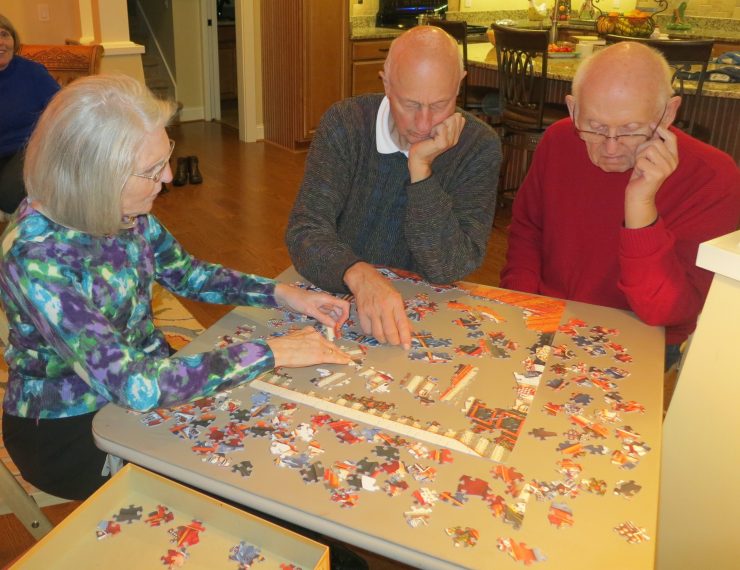 Kay loves to work on puzzles