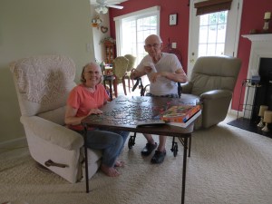 Kay loves to work on puzzles